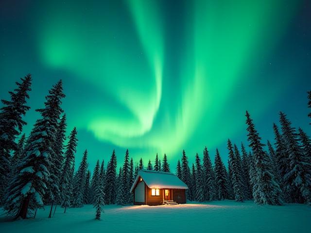 Сияние над Фэрбанксом, Аляска